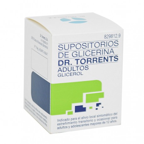 SUPOSITORIOS GLICERINA DR TORRENTS 3.27 G 12 SUP