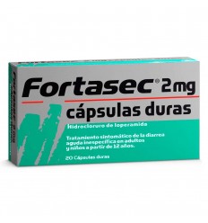 FORTASEC 2 MG 20 CAPSULAS
