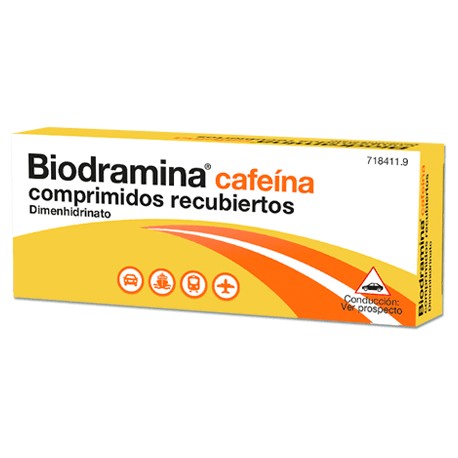 BIODRAMINA CAFEINA 4 COMP