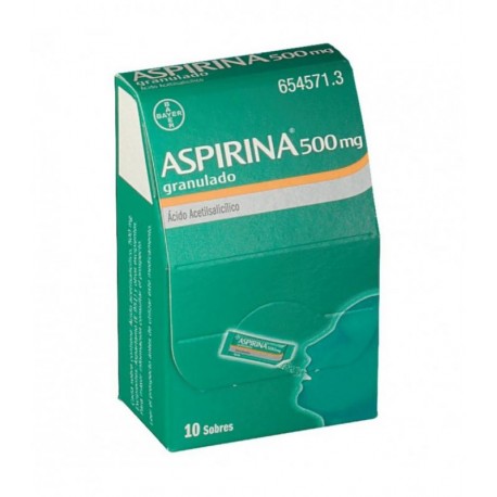 ASPIRINA 500 MG 10 SOBRES GRANULADO