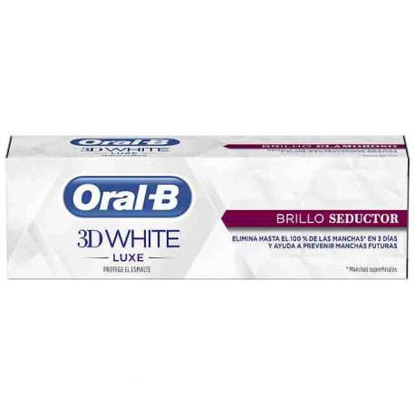 ORAL-B PASTA 3D WHITE LUXE BRILLO SEDUCTOR 75 ml